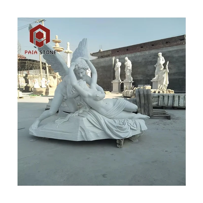 Four-Season Outdoor Indoor White Marble Red Marble Animal Statue Western Design Figure Head Sculpture Versatile Indoor-Outdoor