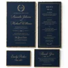 Brushed Edge Navy Gold Craft