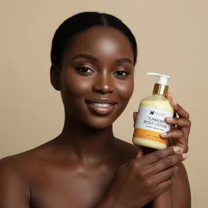 All-New Glowing Turmeric Body Lotion Set Beauty Soap's Whitening Care for Black Skin Great Price for Brightening Skin Glow