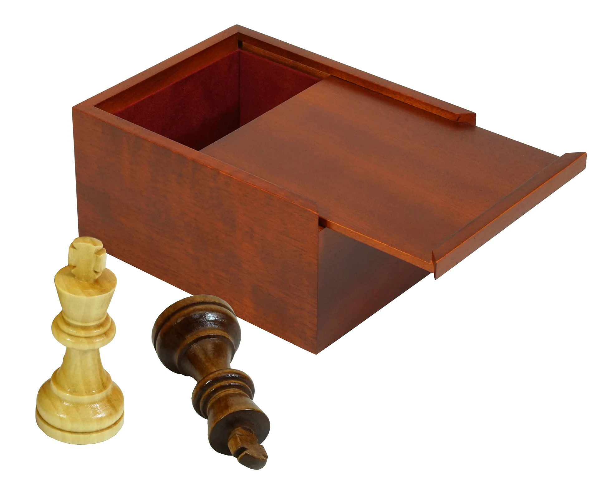 Деревянная шкатулка для шахматных фигур