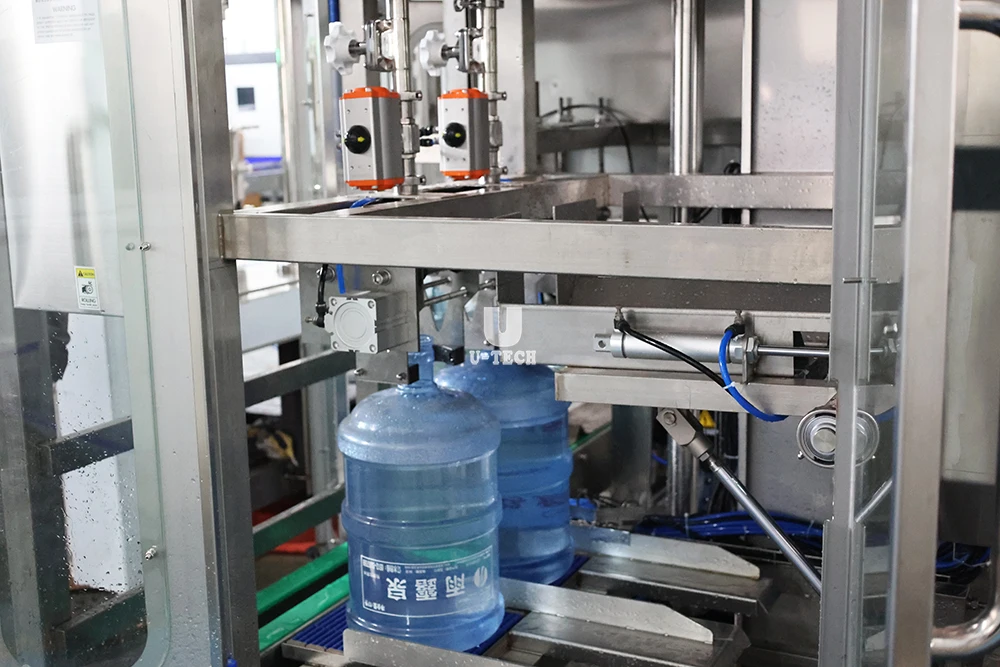 Automatic 300BPH Disposable Bottle Washing Filling Capping 5 Gallon 18.5 19 Liters Mineral Pure Water Filler Bottler Machine