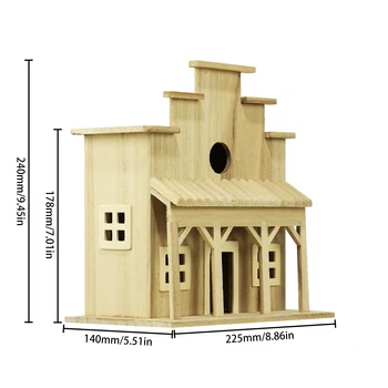 retro crafts  diy sustainable bird feeder house handmade wooden bird house for outside