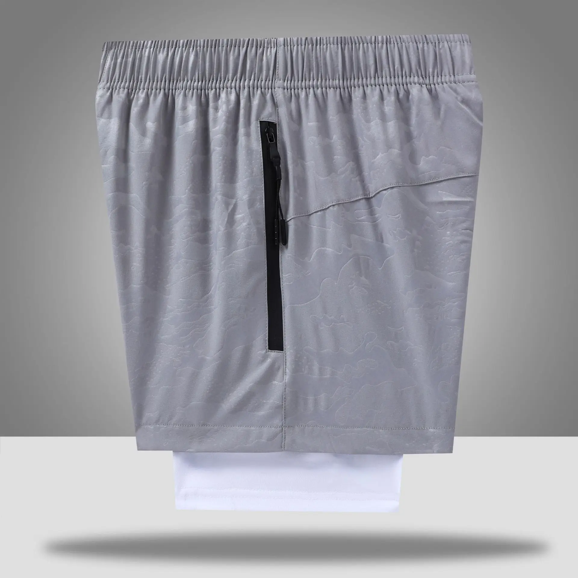 Wholesale 2 In 1 Gym Wear Cross Fit Shorts Mens Gym Workout Spandex