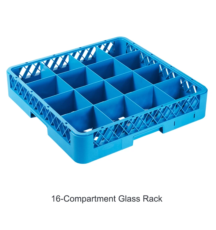 Jiwins Commercial Natural 8-Compartment Plastic Cutlery Basket