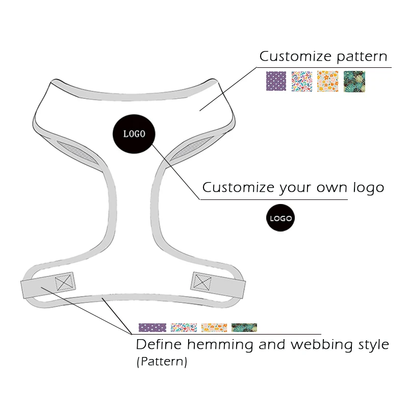 Dog Harness 2022 Fashion Accesorios Para Mascotas Sex Women with Dog Pet Harness with Shoulder Bag Custom Dog Vest Collar Leash