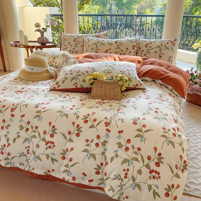 100 Cotton Bedding Printed Bed Sheet Wholesale Cheap Duvet Cover Sets