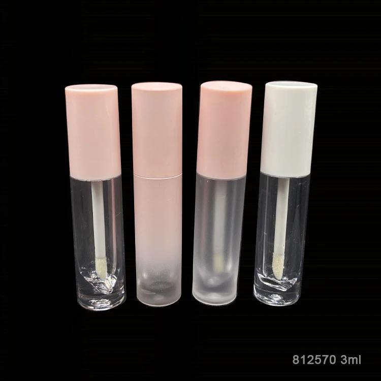 3ml Mini Round Shape Lip Gloss Tube Bulb Empty Packaging Lipgloss ...