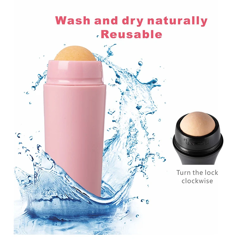 2022 Other beauty & personal care products(new) face oil absorbent roller volcanic stone oily-skin face oil absorbing roller