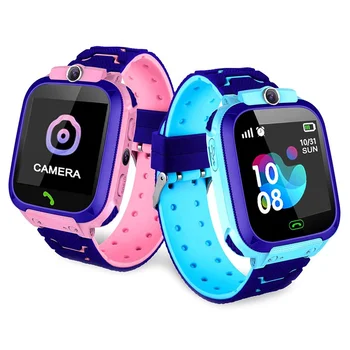 Q12 Kids Smart Watch Sim Card LBS Tracking SOS Tracker Safety Children Kids Phone Call Smart Watch For Boys And Girls