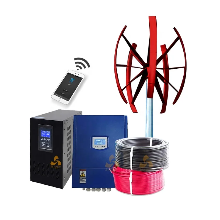 CE-Certified 3KW 5KW 10KW Vertical Micro Wind Turbine Low-Start Wind Speed Levitation Permanent Magnet Generator 220V Output