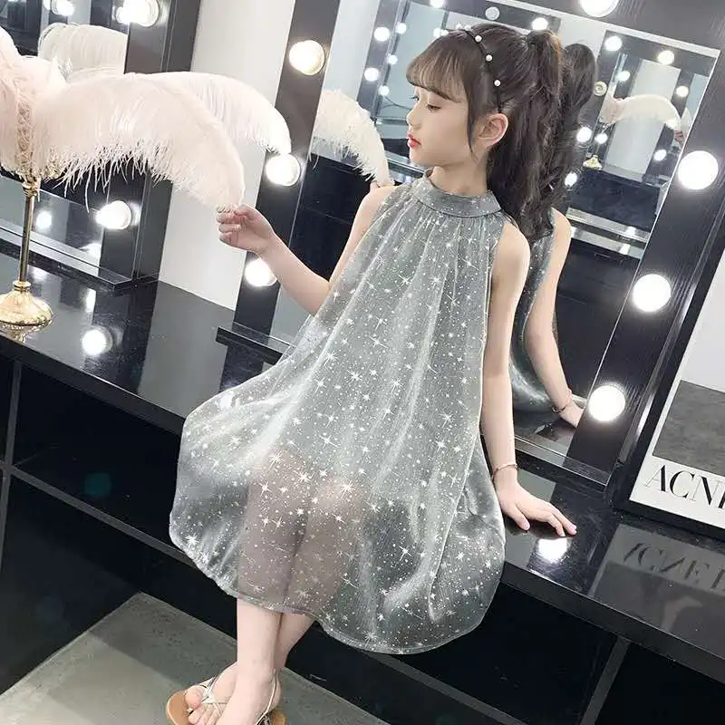 Wholesale 4 5 6 7 8 9 Years Fashion Dress for Girl Korean Style