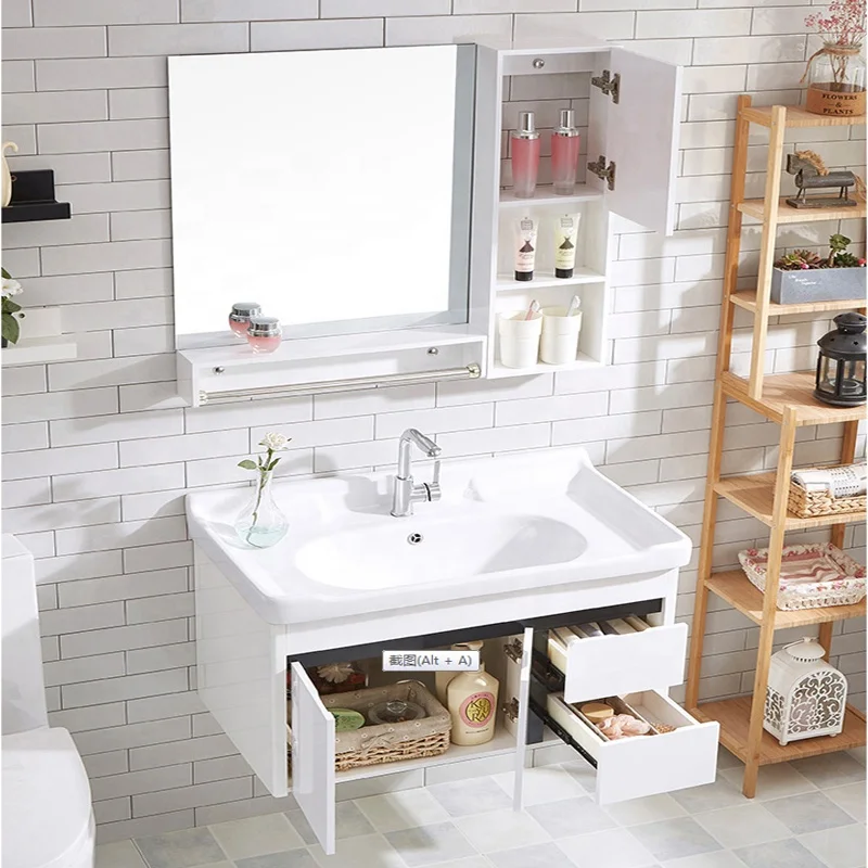 Meubles De Bain De Salle De Bain En Plastique Pvc Miroir Armoire Buy Meuble De Bain Meuble Salle De Bain Lavabo Salle De Bain Meuble Pvc Meuble Miroir Salle De Bain En Plastique