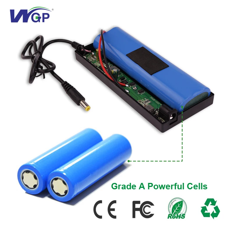WGP Portable Backup Battery Power Supply Online DC 12V 3A Mini UPS for CCTV Camera Mini Desktop PC Computer Inverter