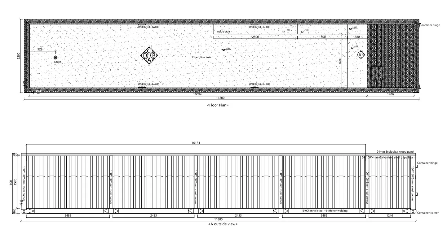 Magic House Customized Modular Shipping Container Pool