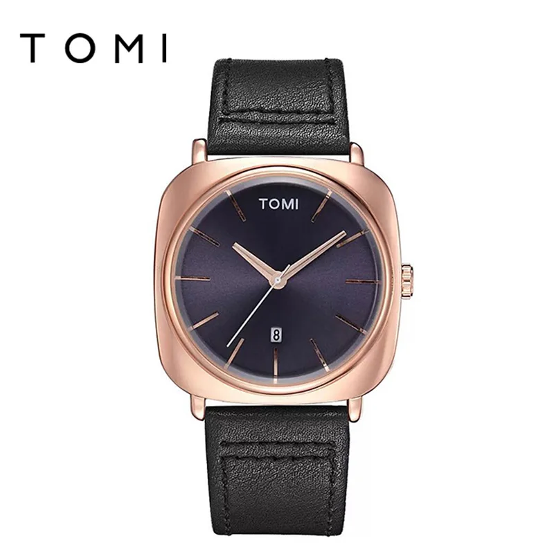 Tomi TOMI T084 Minimalist Two Pin Quartz Watch for Men & Women