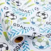 White - Blue Green Soccer