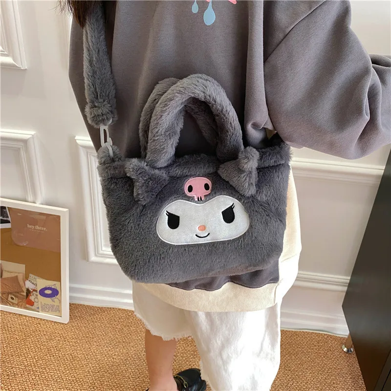 Kawaii Plush Bag Kuromis My Melodies Cinnamorolls Anime Handbags