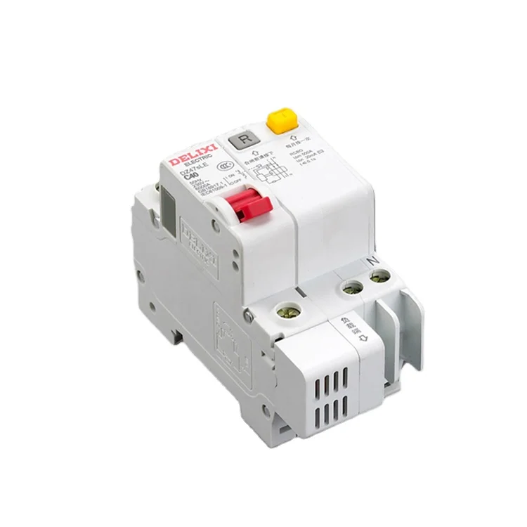 DELIXI DZ47sLE of Auxiliary Contact Circuit Breaker RCCB 2P 6mA 10mA 16mA