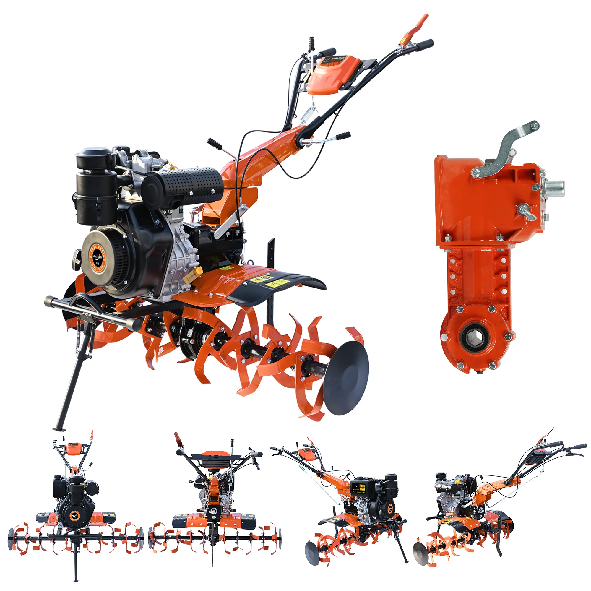 5HP 7HP 9HP 10HP 12HP 13HP miniaturní dieselový motor, chůzový traktor, dvoukolový rotační kultivátor, ruční traktor, farmářský stroj k prodeji