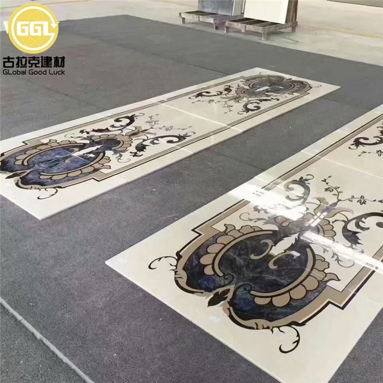 water jet medallion marble tile art decoration tile for project villa hotel