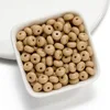 Acrylic flat beads - khaki