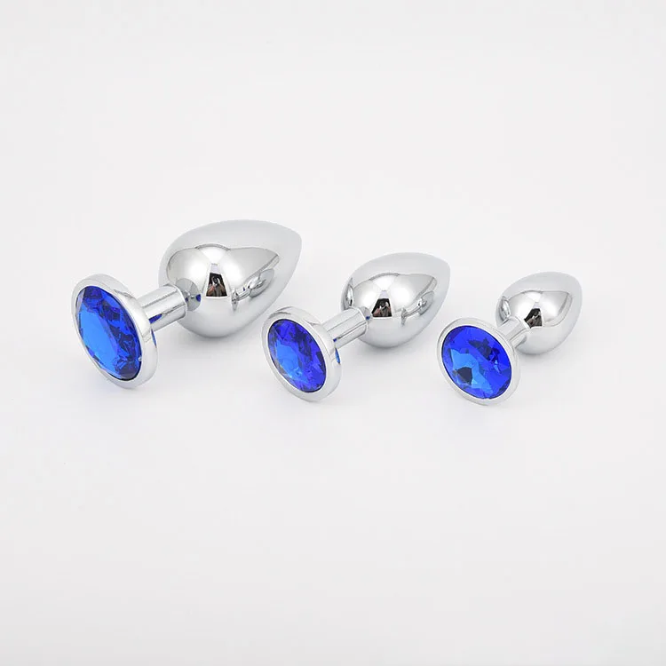 Wholesale Crystal Jewelry Metal Anal Butt Plug Unisex