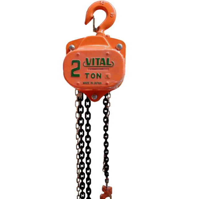 3 Ton Vital Chain Hoist Block and Tackle Japan Chain Block 20 Ton