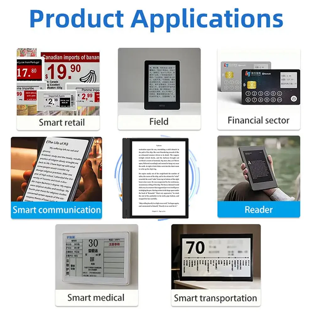 e ink display circular custom factory 10.1 inch e-ink monitor laptop Ebook Reader E Ink Display Android system Eink Paper Tablet