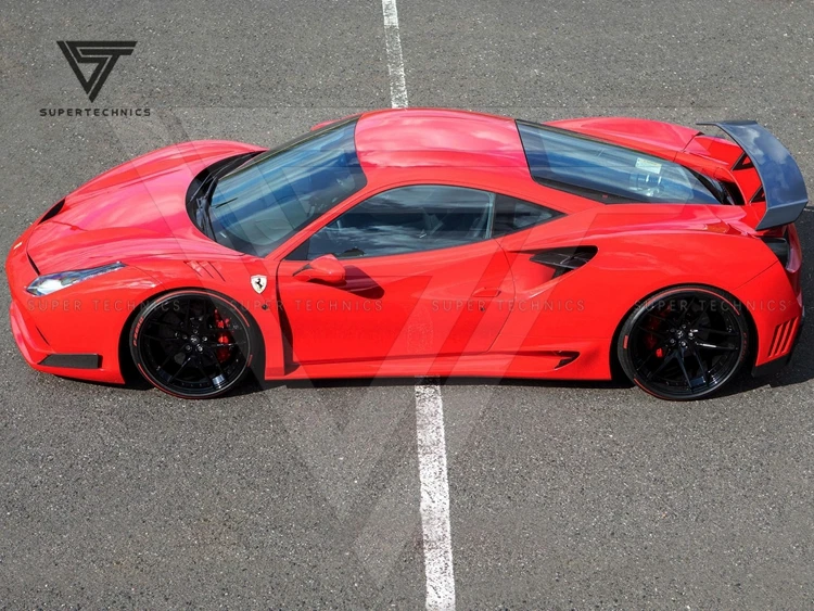 Novt製フェラーリ 488 GTB用 ハーフカーボンワイドボディキット