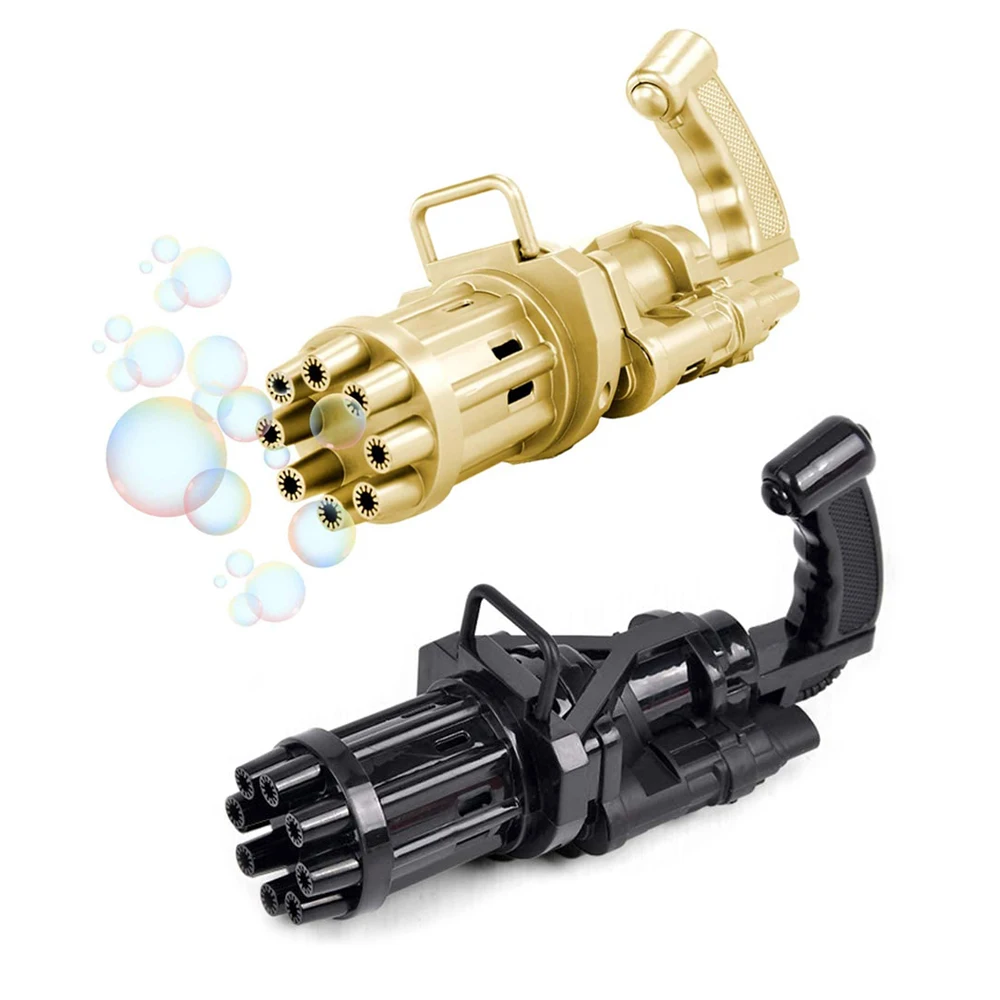 Лидер продаж электрический пистолет для мыльных пузырей игрушка мыльной воды воздуходувка с подсветкой и музыкой детей игр на открытом