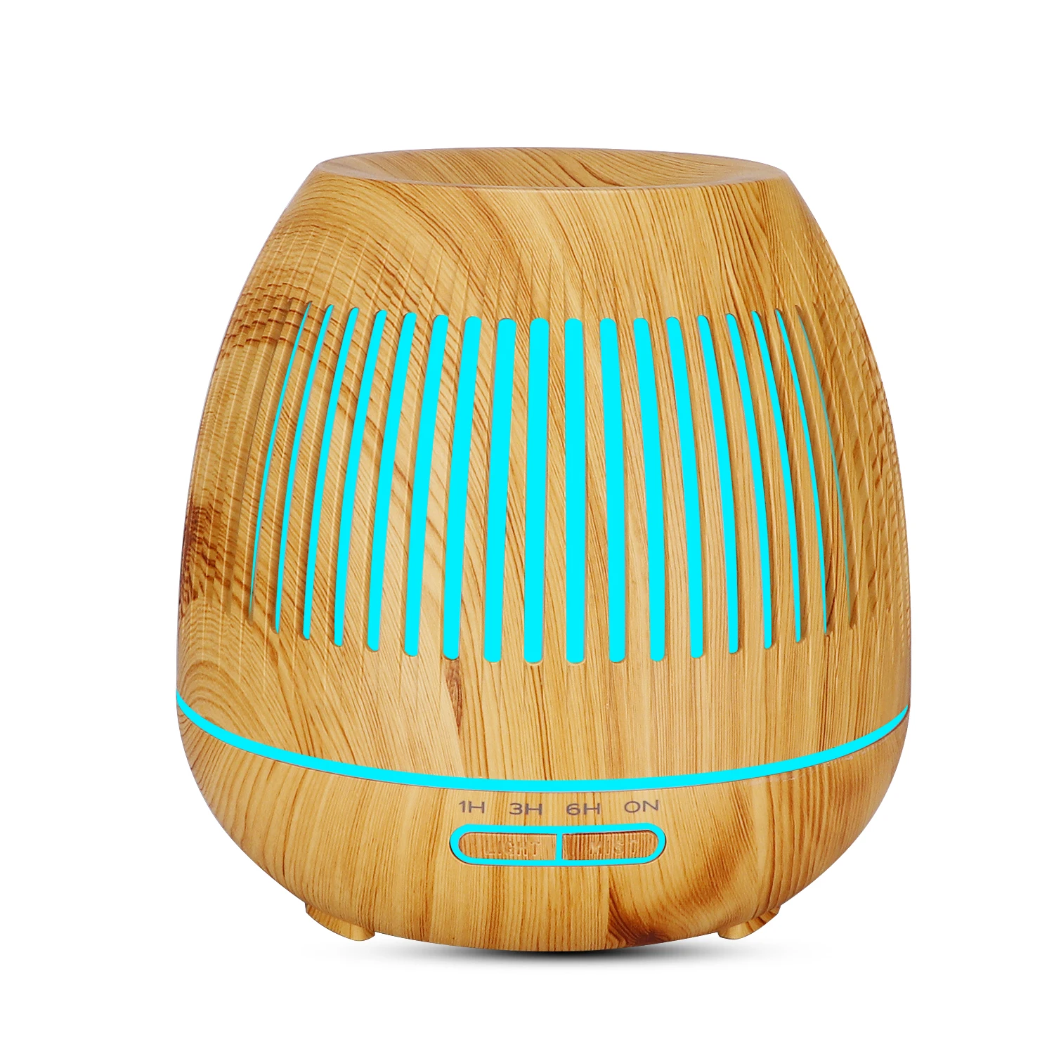 400ml Scent Fragrance Ultrasonic Diffuser Essential Oil Wooden Grain Yoga Spa air Humidifier Aromatherapy Diffuser