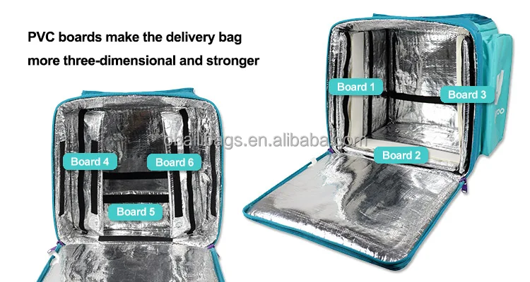 Valise Transport Sac Ã Dos De Livraison Isotherme 55L 1680D Oxford