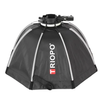 Triopo KX55 KX65 KX90 KX120 Speedlite Octagon Umbrella Softbox Outdoor Flash Soft Box for Godox V1 TT685II Speedlite Softbox product image