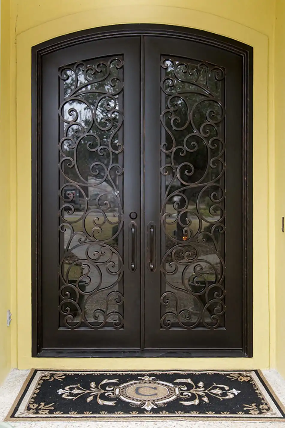 Дизайн кованые двери
