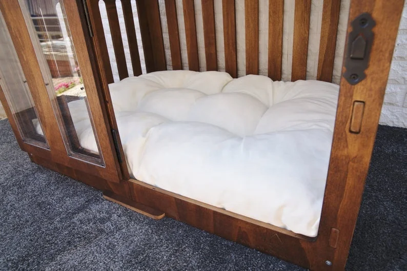 
2021 современный дом для собак модный дизайн собачья будка деревянная мебель для собак 