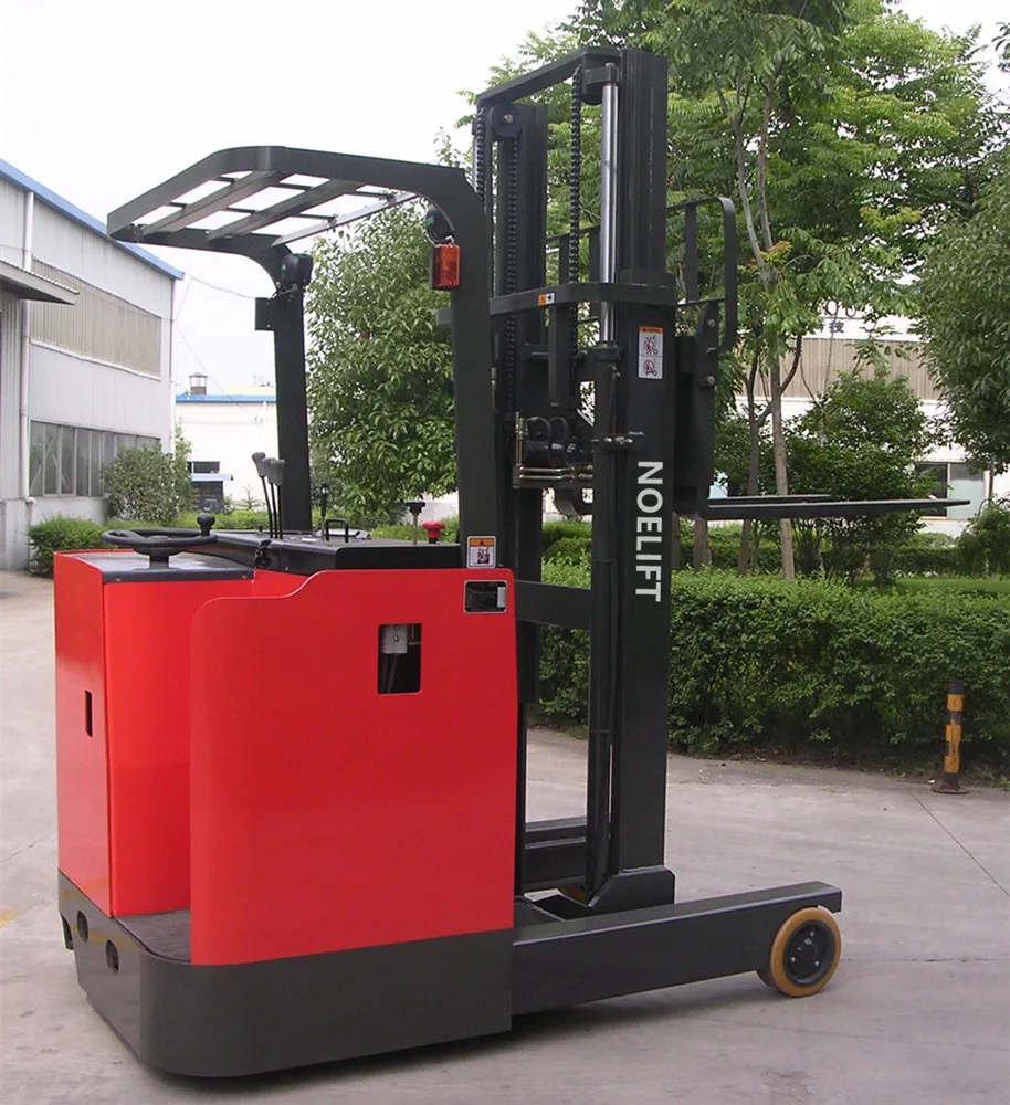 Warehouse Use Factory Automated Hydraulic Stand up Electric Reach Forklift Truck