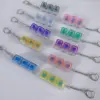 Trois capuchons de couleur de coque transparente de couleur mixte