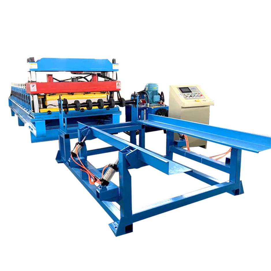 ZTRFM New Design of Lace Shearing and Molding Cutting Glazed Tile Rolling Forming Machine