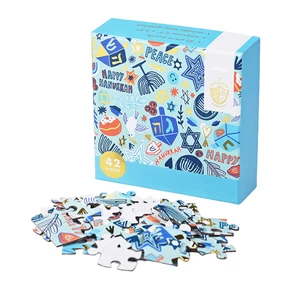 42pieces Paper Board Jigsaw Puzzles Custom Printed 42pieces Paper Jigsaw Brain Puzzles for Children