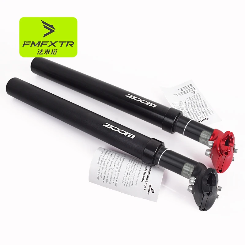 Tige De Selle VTT Zoom Alu Noir 27.2 X 350mm - HL - Fabriqué En Italie