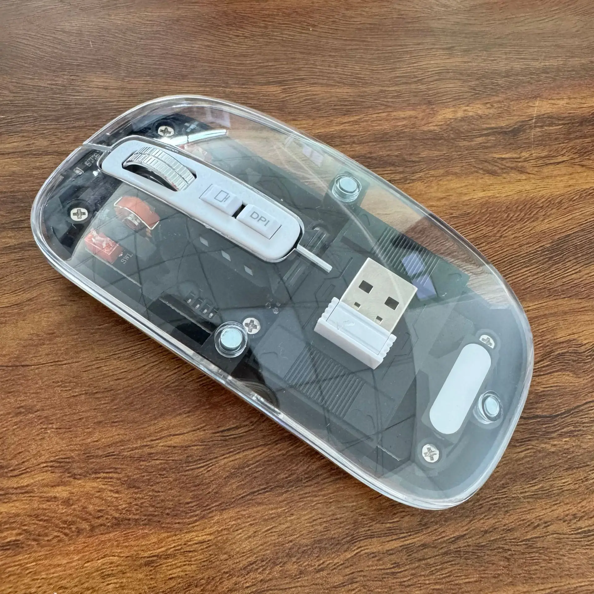 New Transparent Magnetic Mouse Triple Mode Compatible Wireless ...