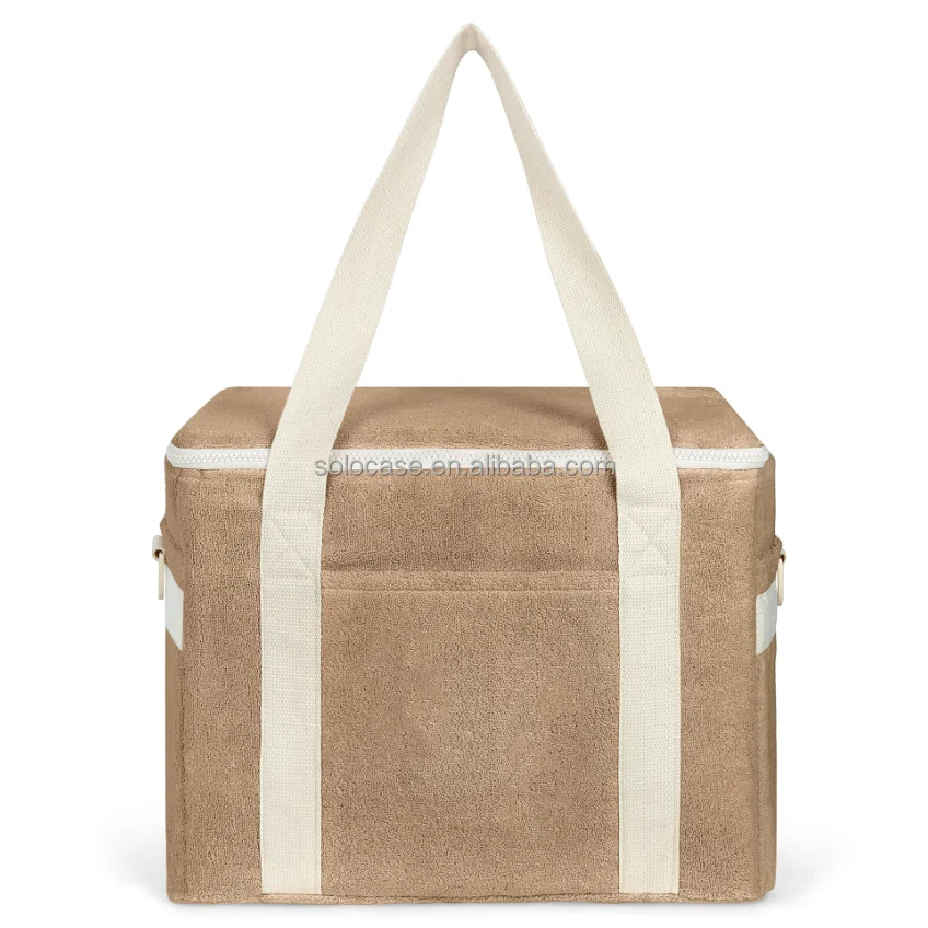 Terry Cloth Large Cooler Bag