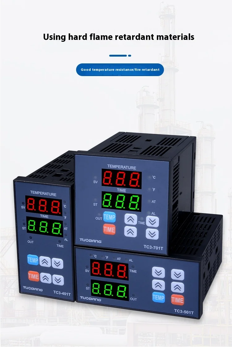 Multifunctional TC3-401 Thermal Transfer Printing Machine ABS 48*96 Temperature Controller Time Integration Digital Display