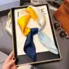 A0022 color matching geometric space blue yellow