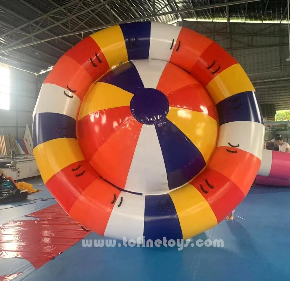 Crazy Towable Game - Water Ride Spinner Games UFO Inflatable Disco Boat