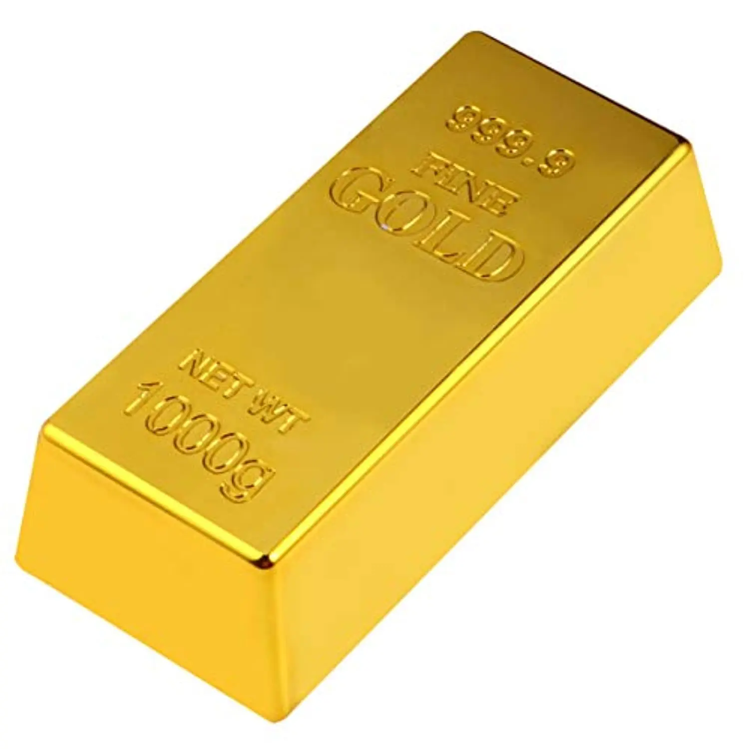 De Ladrillo De Gold Bar Faux Gold Bullion Glittering Golden Brick For ...