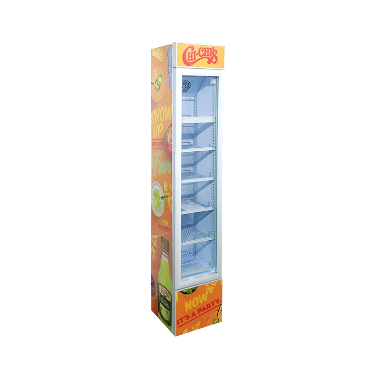 MEISDA SC105B SAA 105L Slim Glass Door Cold Drink Display Refrigerator