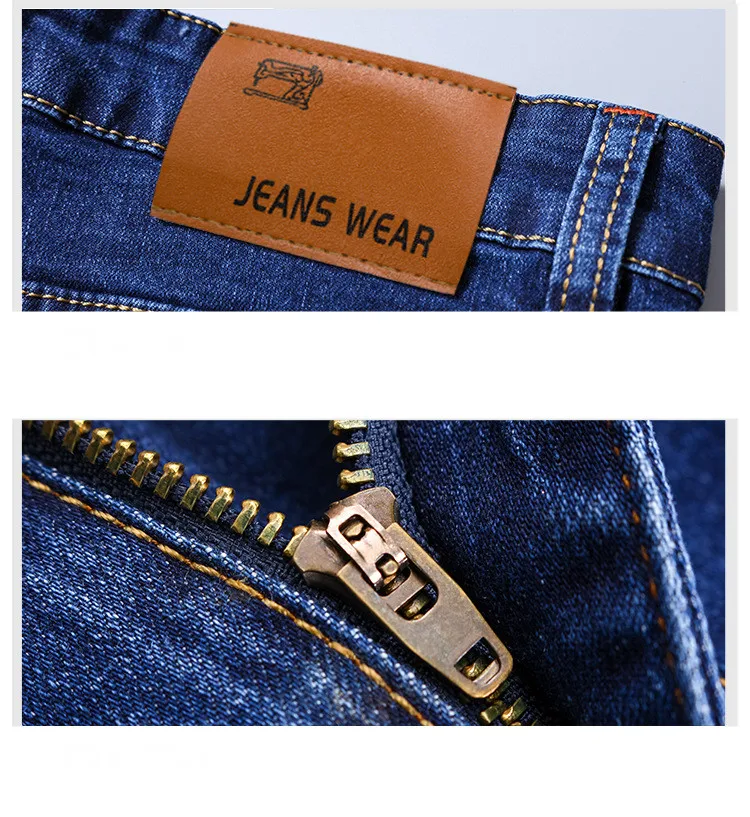 Pantaloni da uomo Strai Jeans a vita media elasticizzati slim business casual all'ingrosso cotone Li Bulbs personalizzati intrecciati_voghion.com