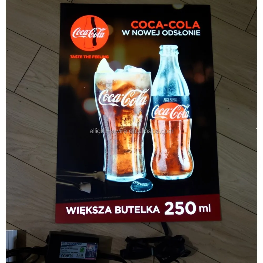 Dynamic EL Advertising Poster for Shopping Mall Windows Attractive and ...