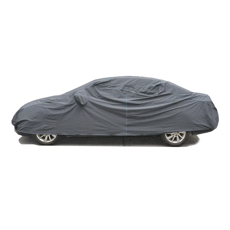 Car Cover Cross-border PVC Covered with Cotton Thickened Cover Small SUV Sunscreen Waterproof Customized Gray Water Resistant
